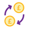 Illustration of 2 pound coins with arrows pointing towards them