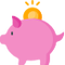 Illustration of a piggy bank with a coin coming out from the back